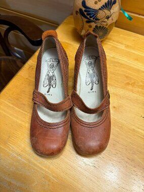 Fly Girl Leather Wedge Shoes